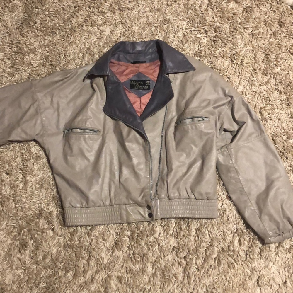 MARCO MORANI Real Leather Jacket